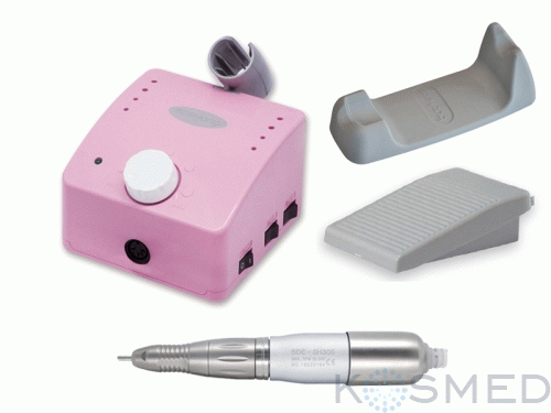 Frezarka do pedicure i paznokci M - Power Cube 300 manicure, podologia, rozowy
