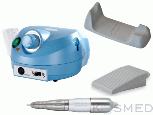 Frezarka do pedicure i paznokci M POWER Escort Pro 2 H300 manicure, podologia - niebieska