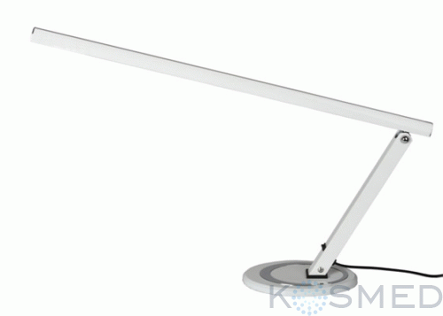 Lampa manicure na biurko aluminium LUX SLIM LED srebrna Lampa manicure na biurko aluminium LUX SLIM LED srebrna