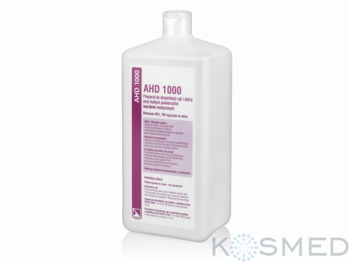 AHD 1000 1000 ml - dezynfekcja rak, skory, powierzchni